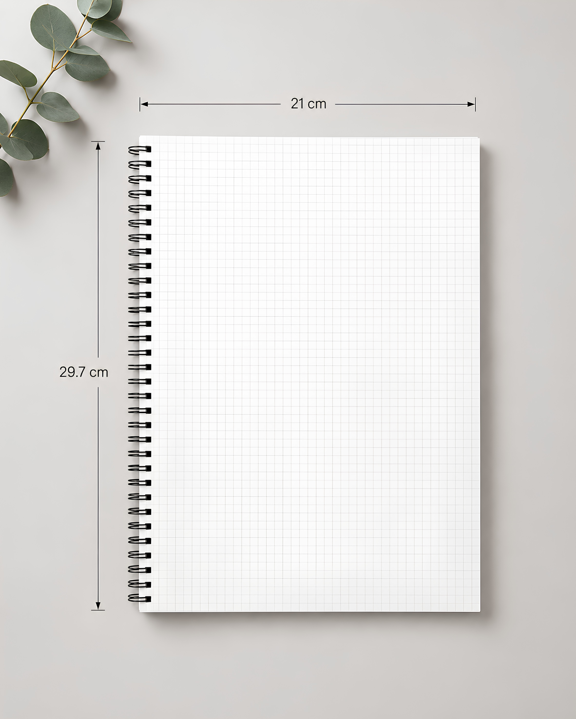 Classic Black Grid | Square Grid Notebook