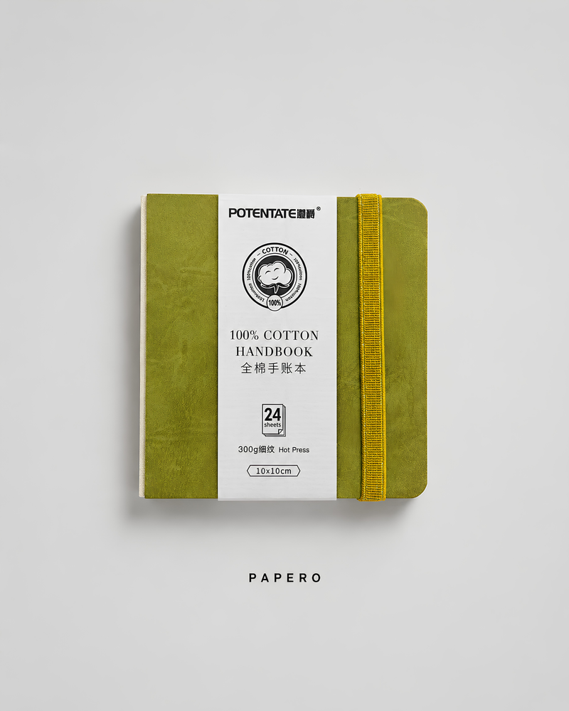 Handbook Green 10 x 10 cm