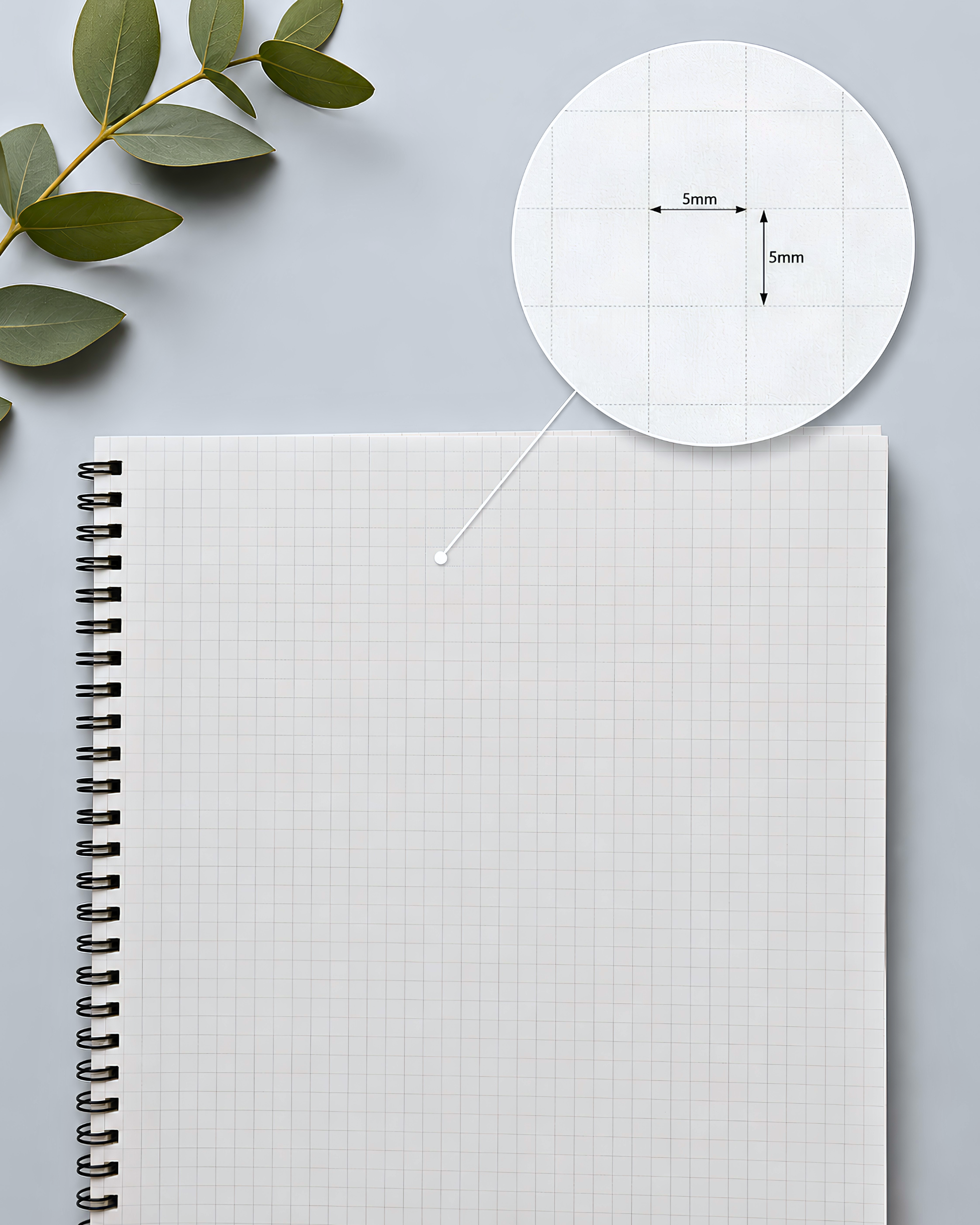 Classic Black Grid | Square Grid Notebook
