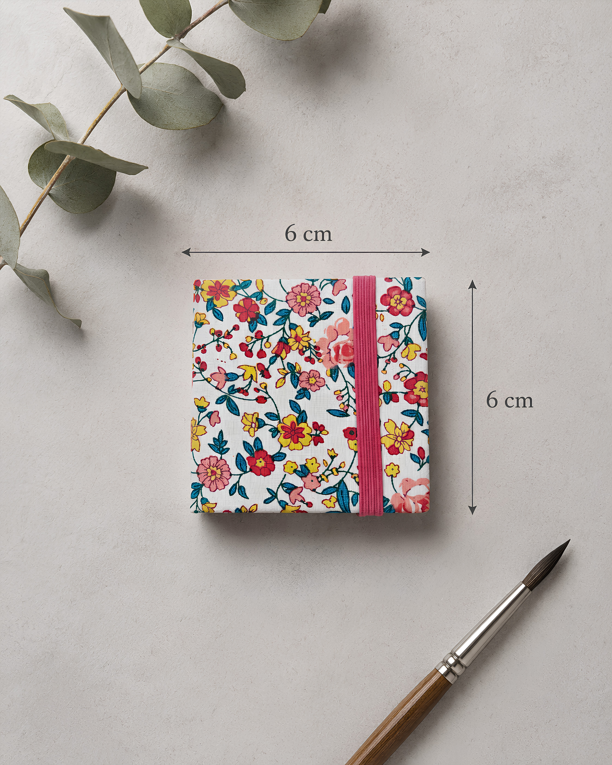 Mini Water Color Sketch Book - 6 x 6 cm