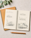 Classic Kraft  Grid | Square Grid Notebook 4
