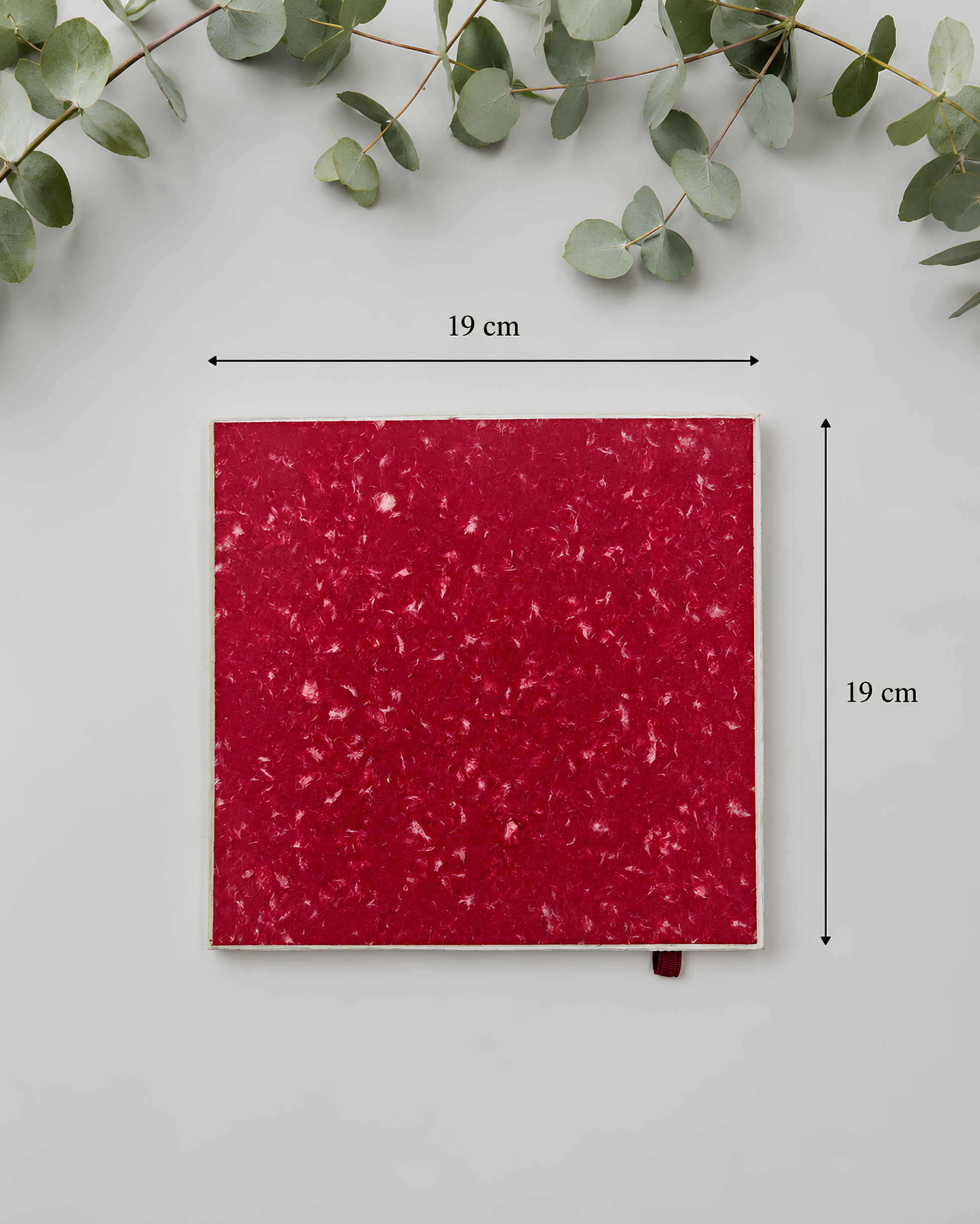 Deckle Edge Watercolor Handbook – Red | 19 x 19 cm