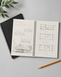 Classic Black Grid | Square Grid Notebook 7