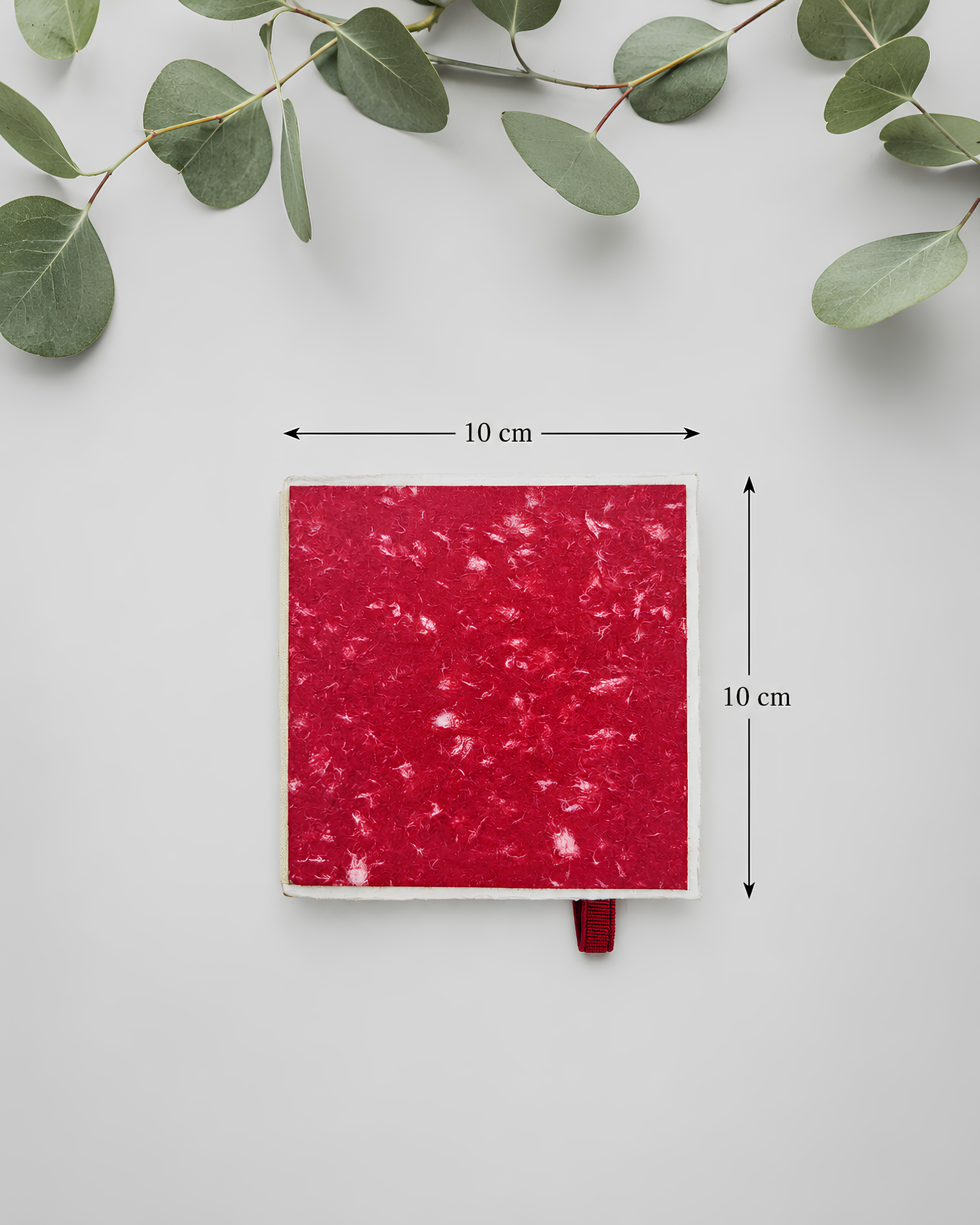 Deckle Edge Watercolor Handbook – Red | 10 x 10 cm