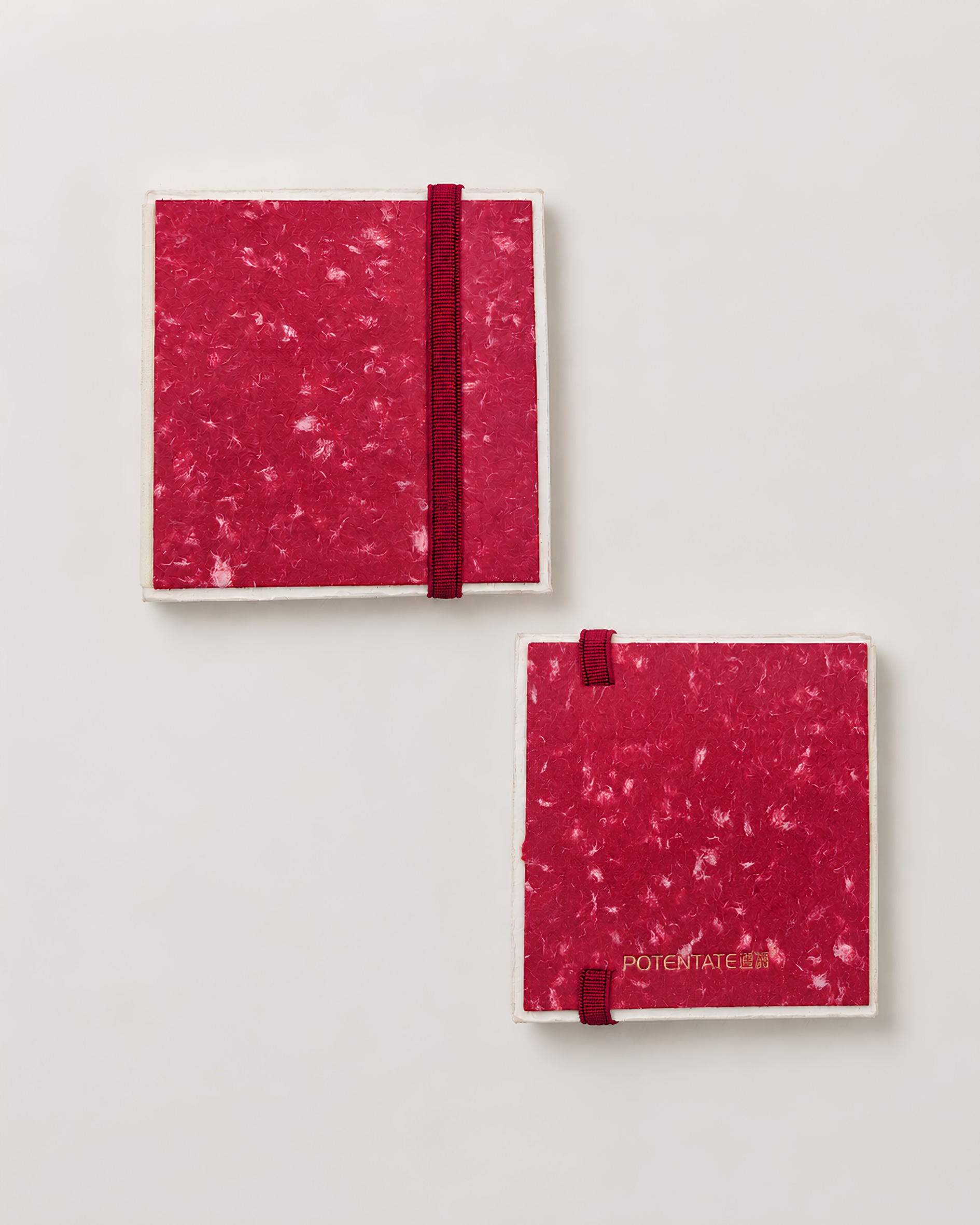 Deckle Edge Watercolor Handbook – Red | 10 x 10 cm