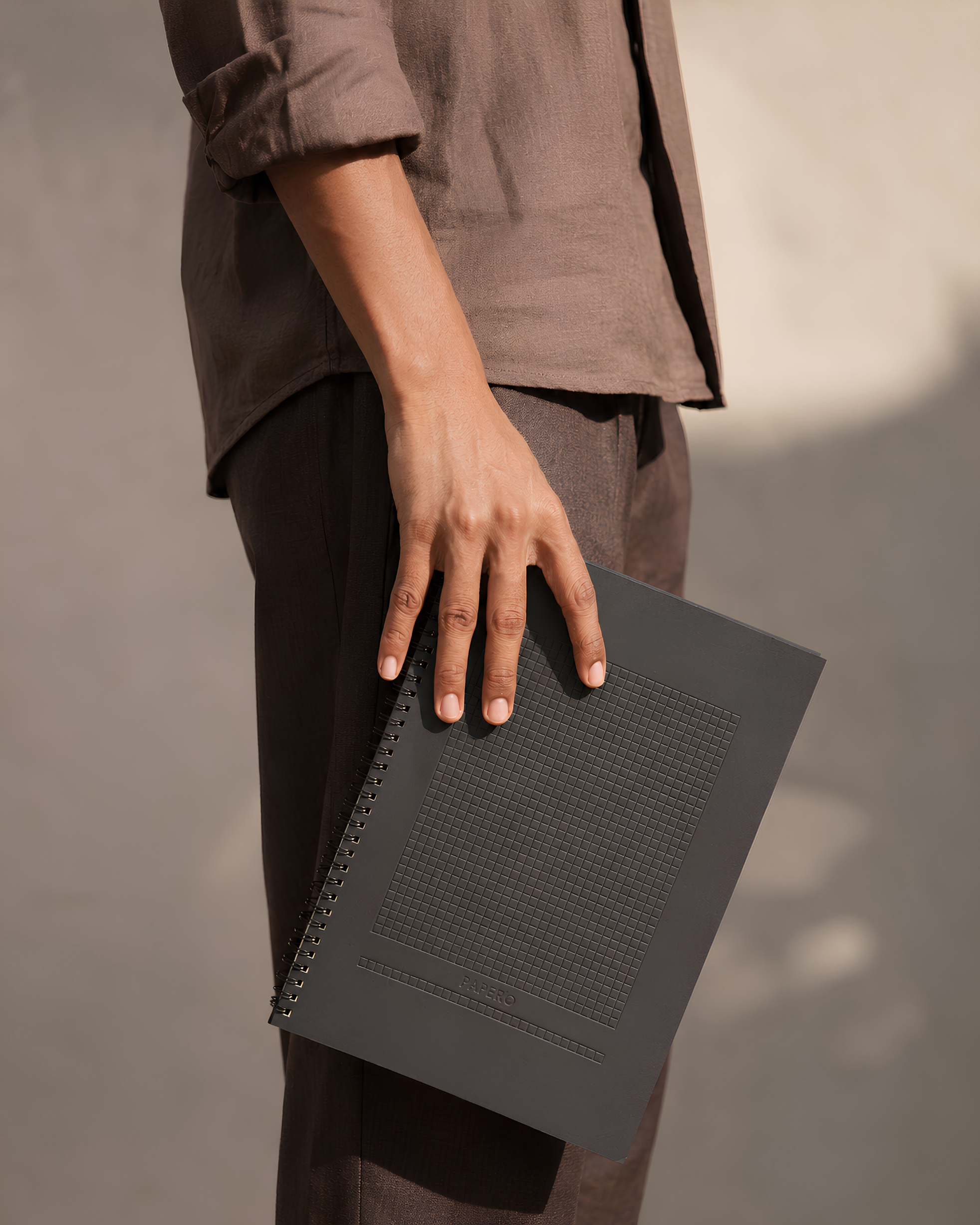 Classic Black Grid | Square Grid Notebook