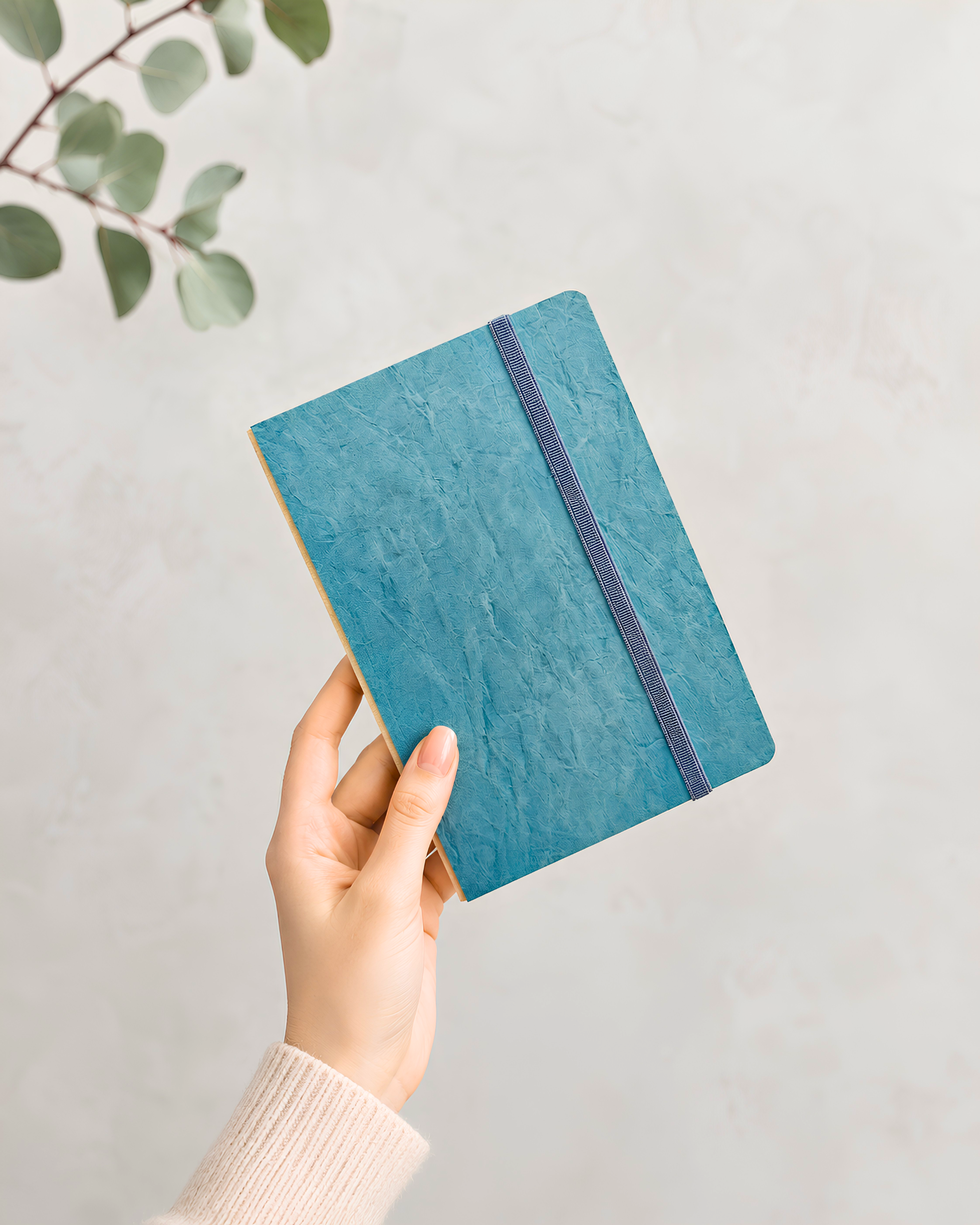 PU Watercolor Handbook – Blue | 13 x 19 cm