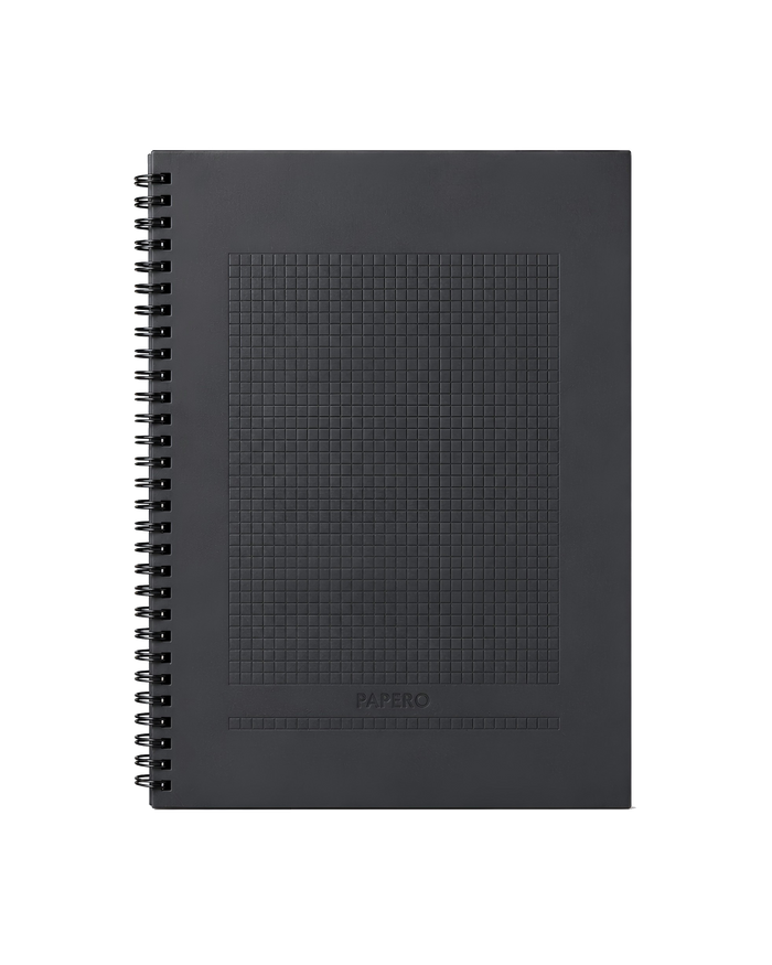 Classic Black Grid | Square Grid Notebook