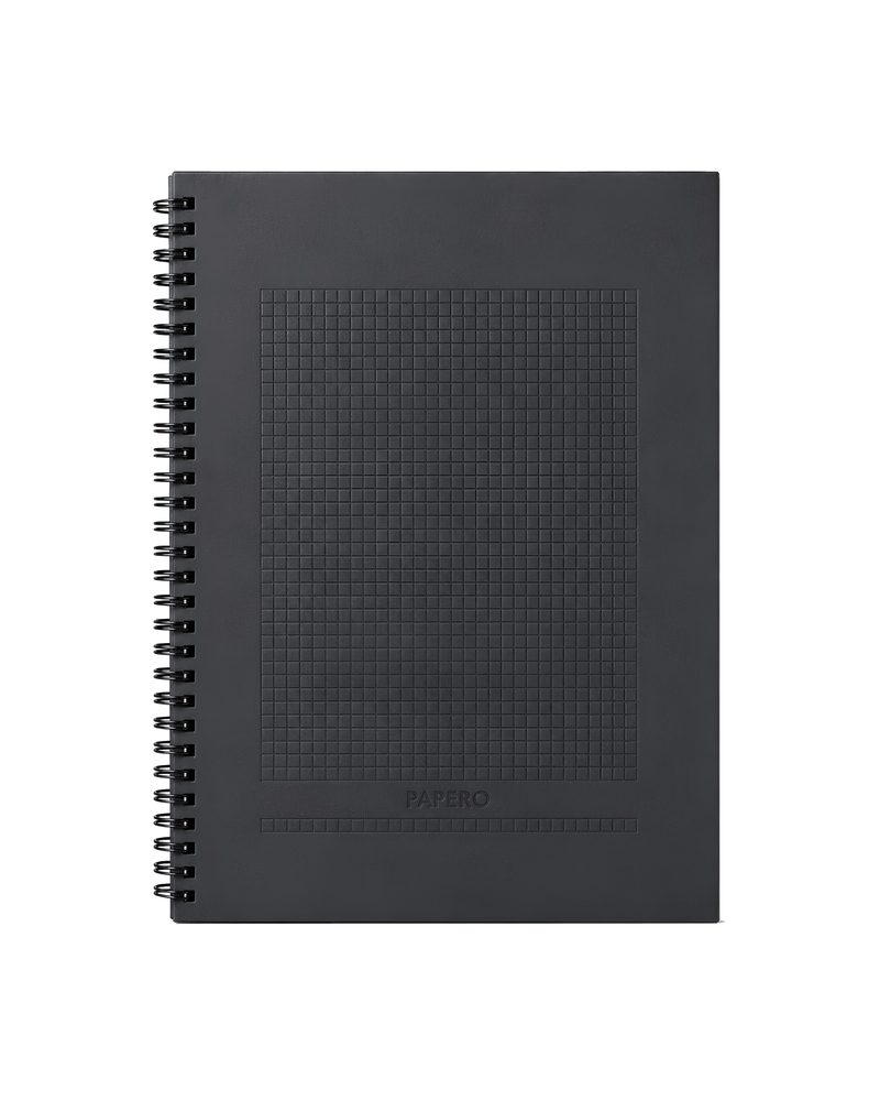 Classic Black Grid | Square Grid Notebook