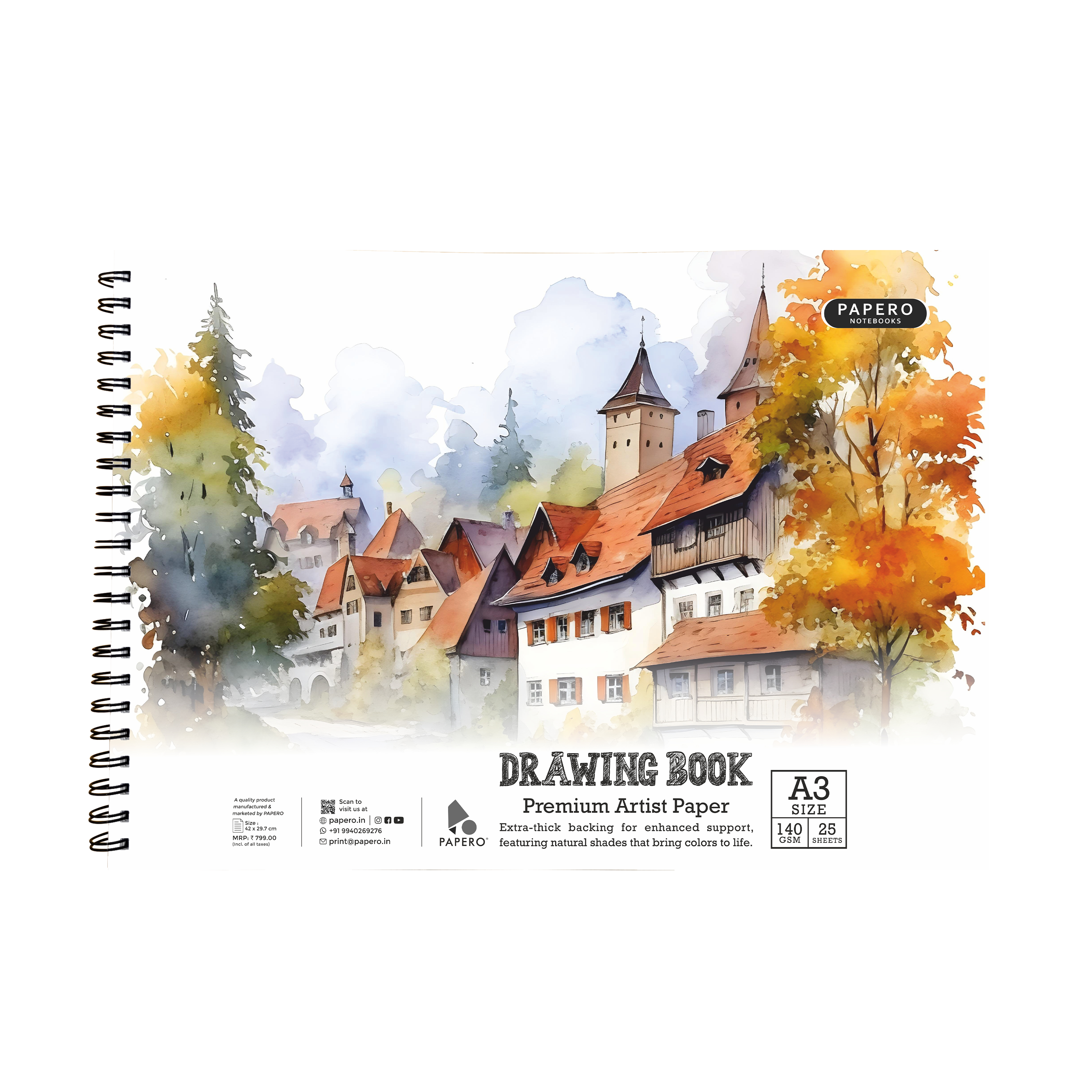 Autumn Village | Sketchbook | A3
