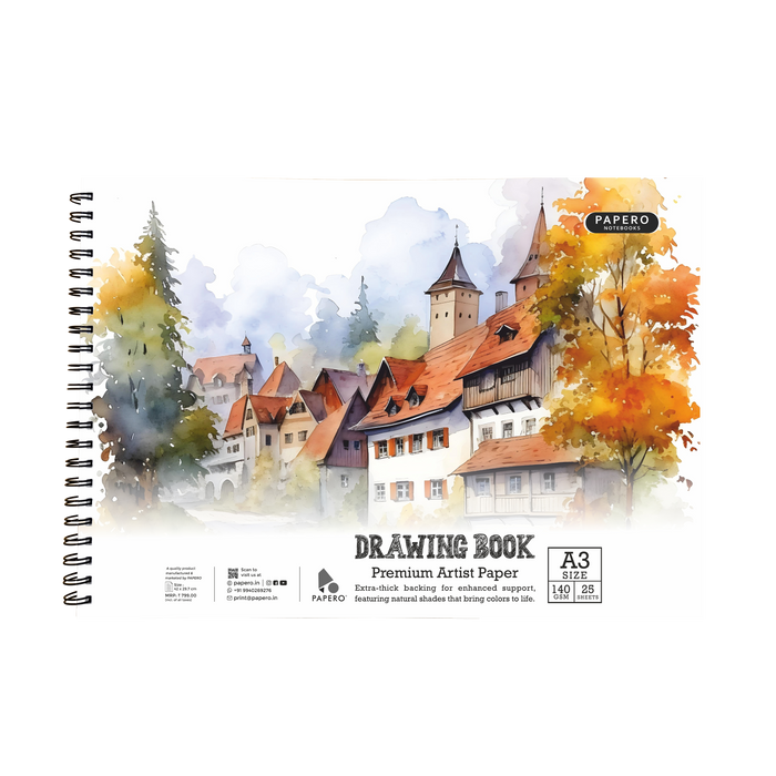 Autumn Village | Sketchbook | A3