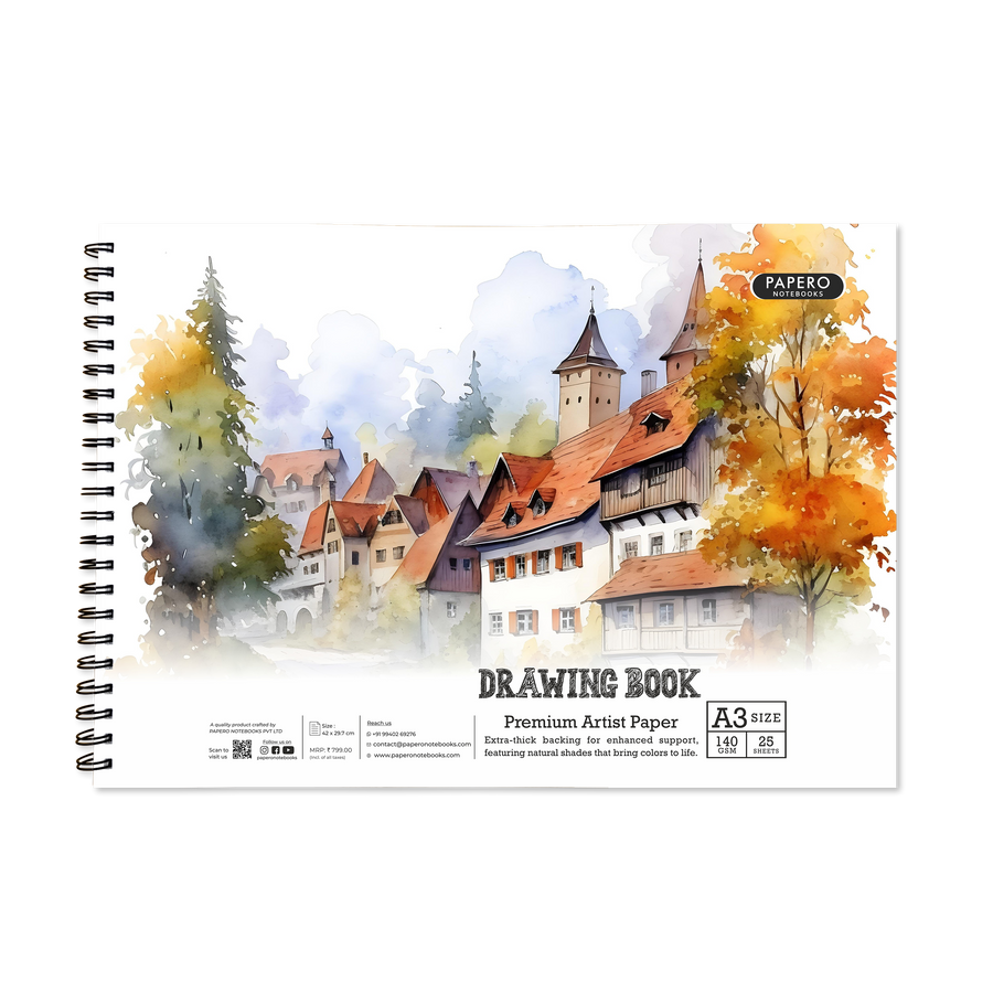 Autumn Village | Sketchbook | A3