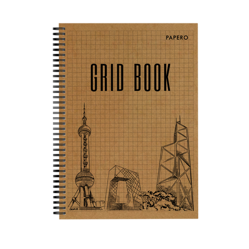 Cityscape | Square Gird Notebook