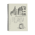 Cityscape | Square Gird Notebook 4