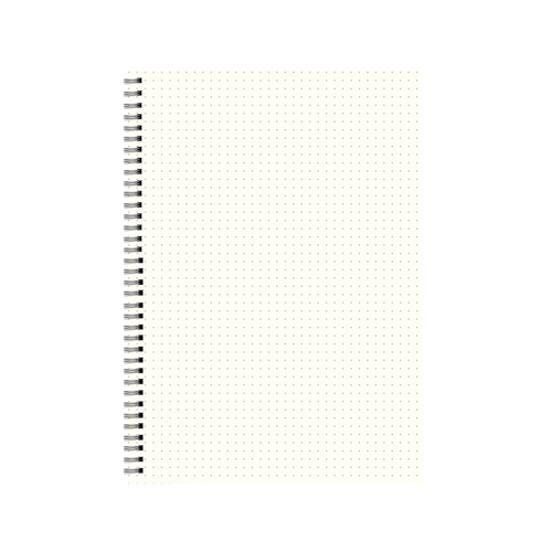 Transparent Dot Grid Notebook