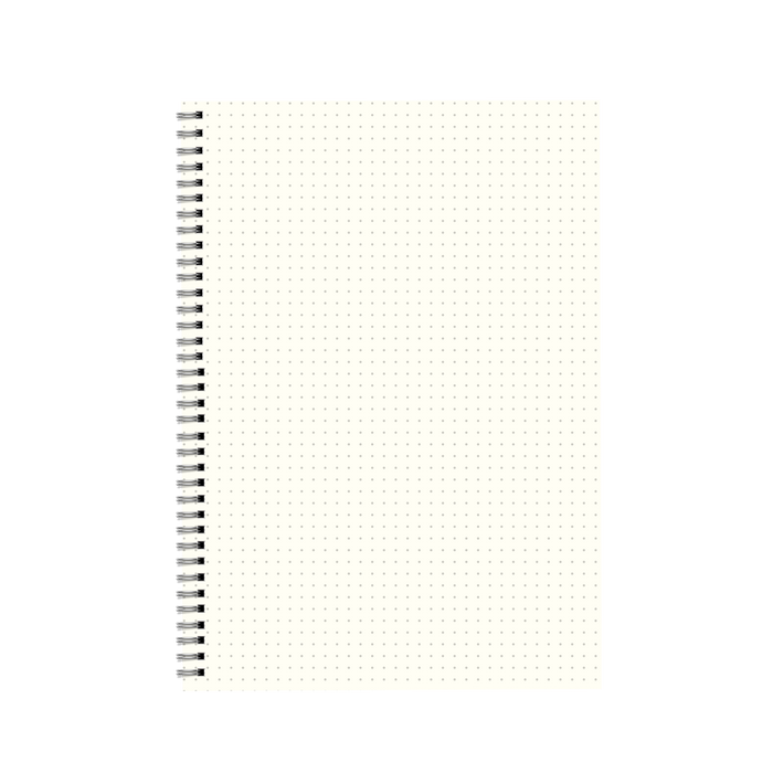 Transparent Dot Grid Notebook