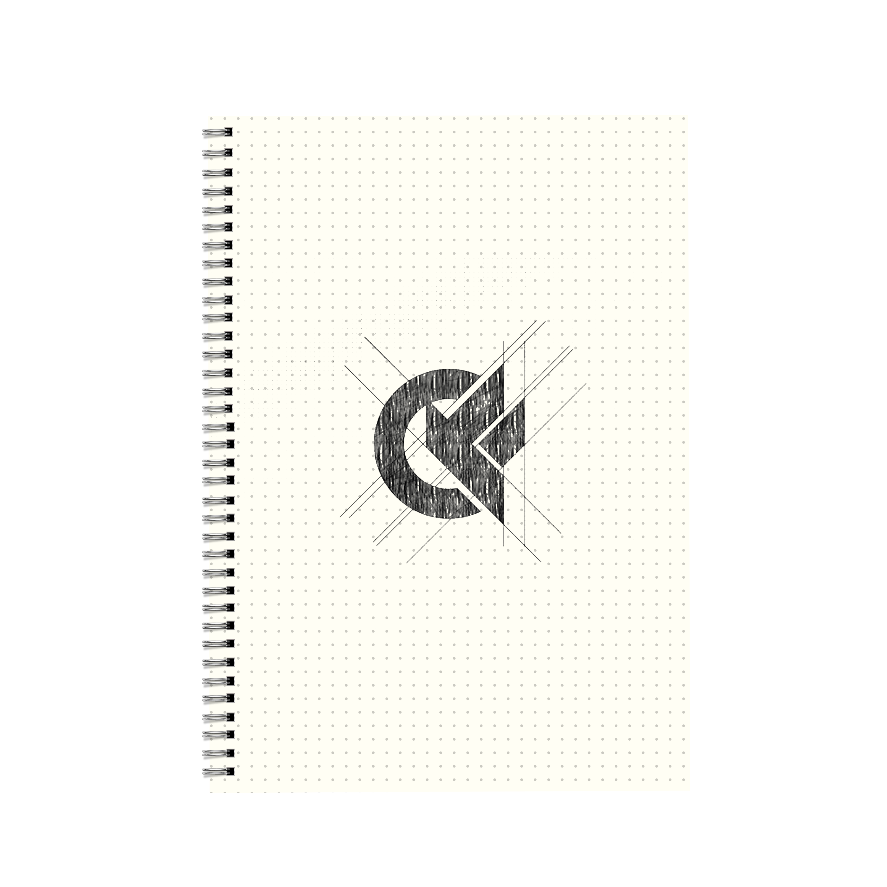 Transparent Dot Grid Notebook