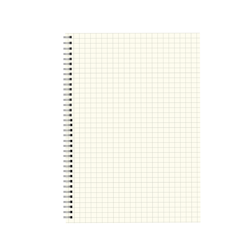 Transparent Square Grid Notebook