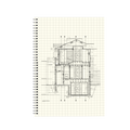 Transparent Square Grid Notebook 3