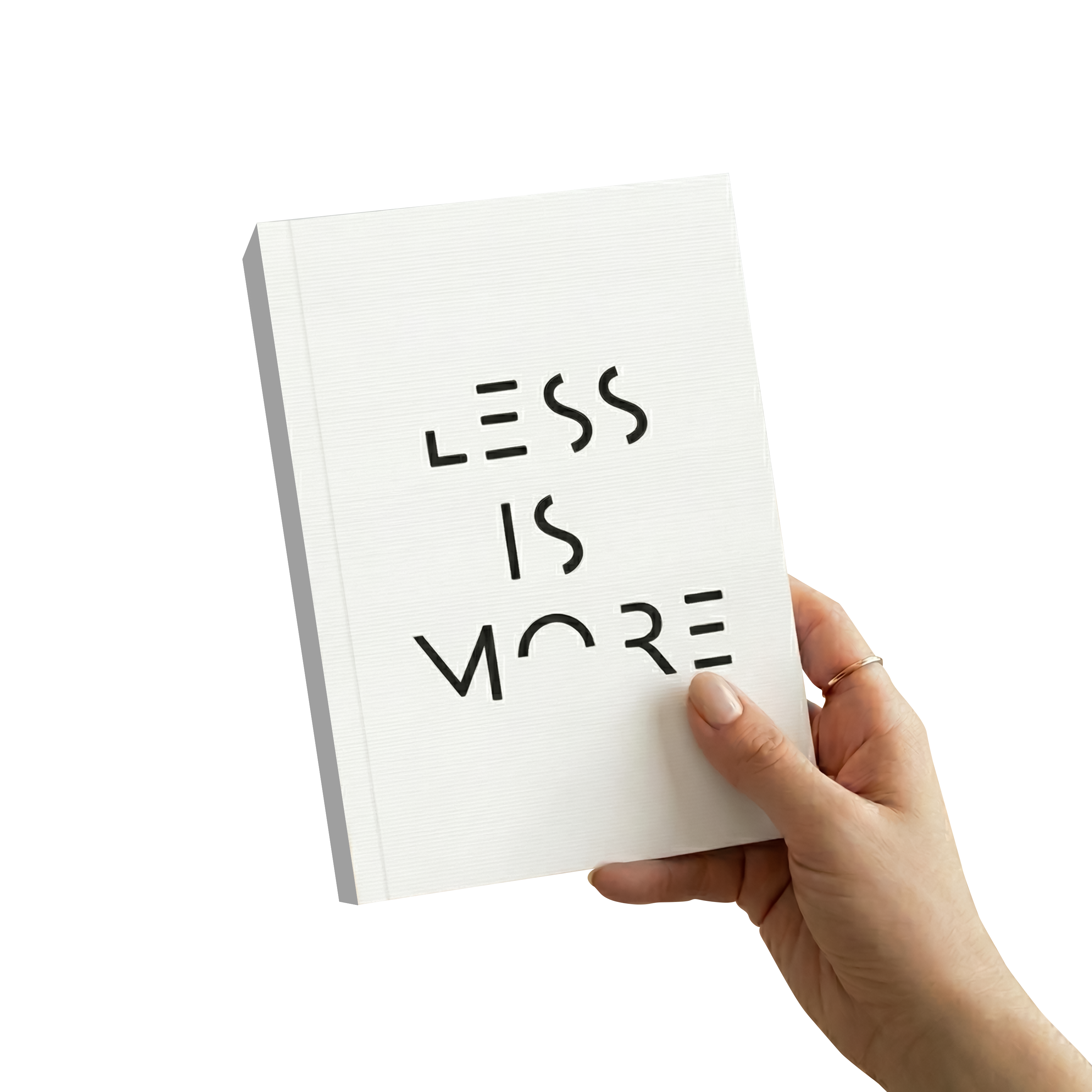 Less is More | Dot Grid Notebook