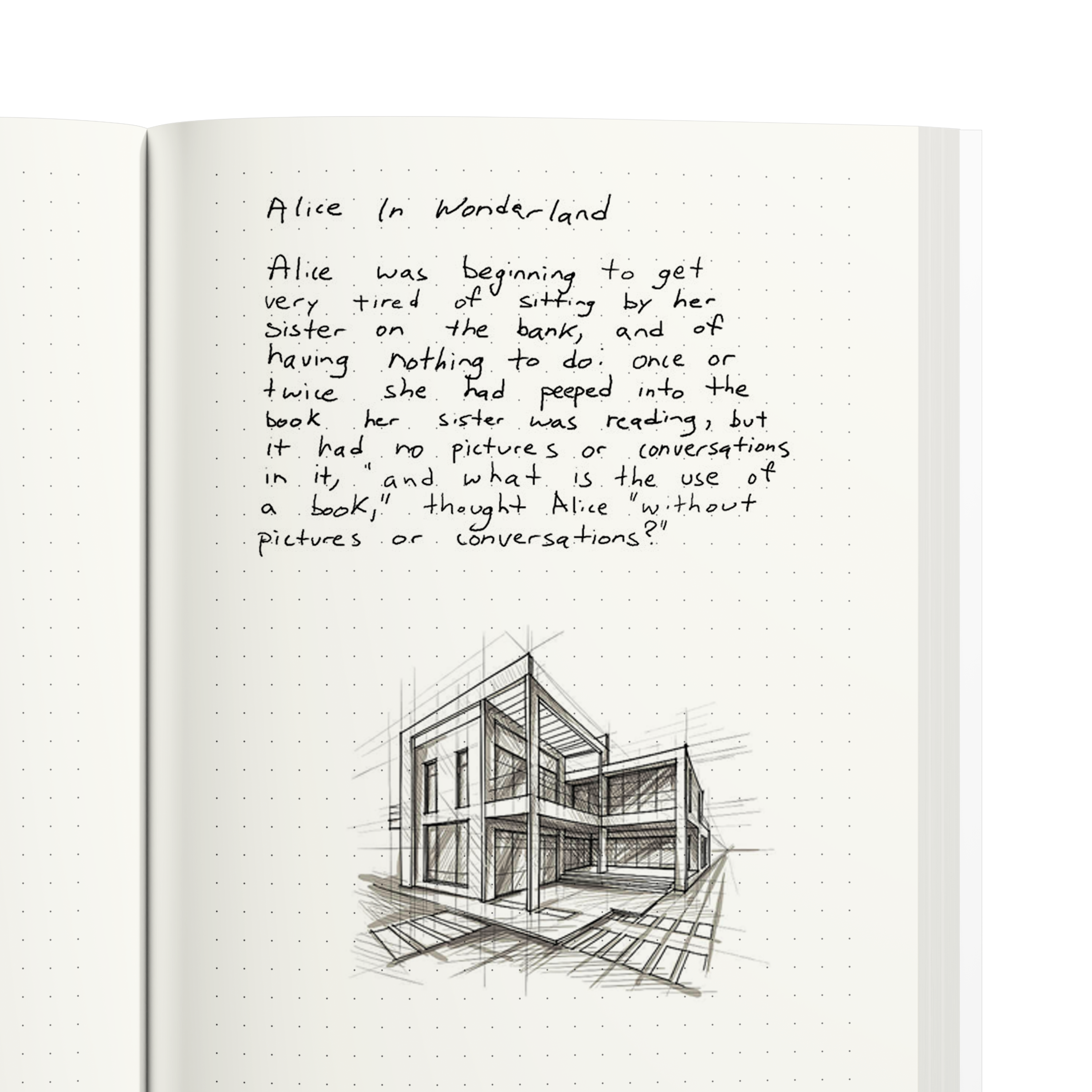 Less is More | Dot Grid Notebook