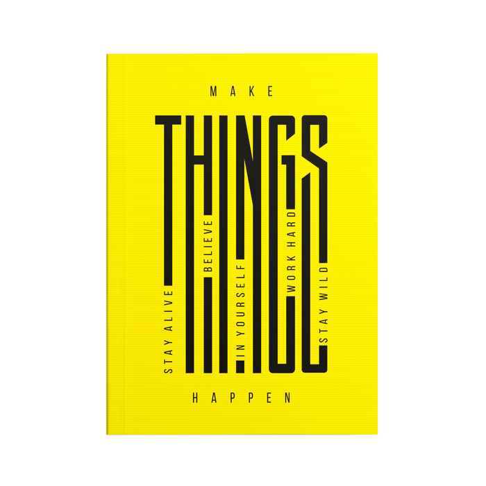 Make Things Happen | Dot Grid Notebook