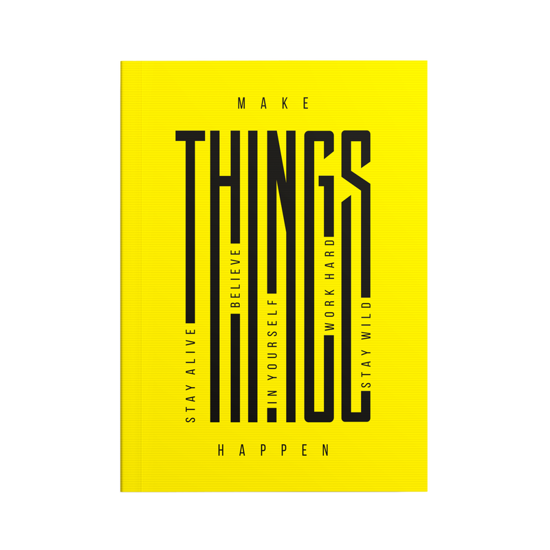 Make Things Happen | Dot Grid Notebook
