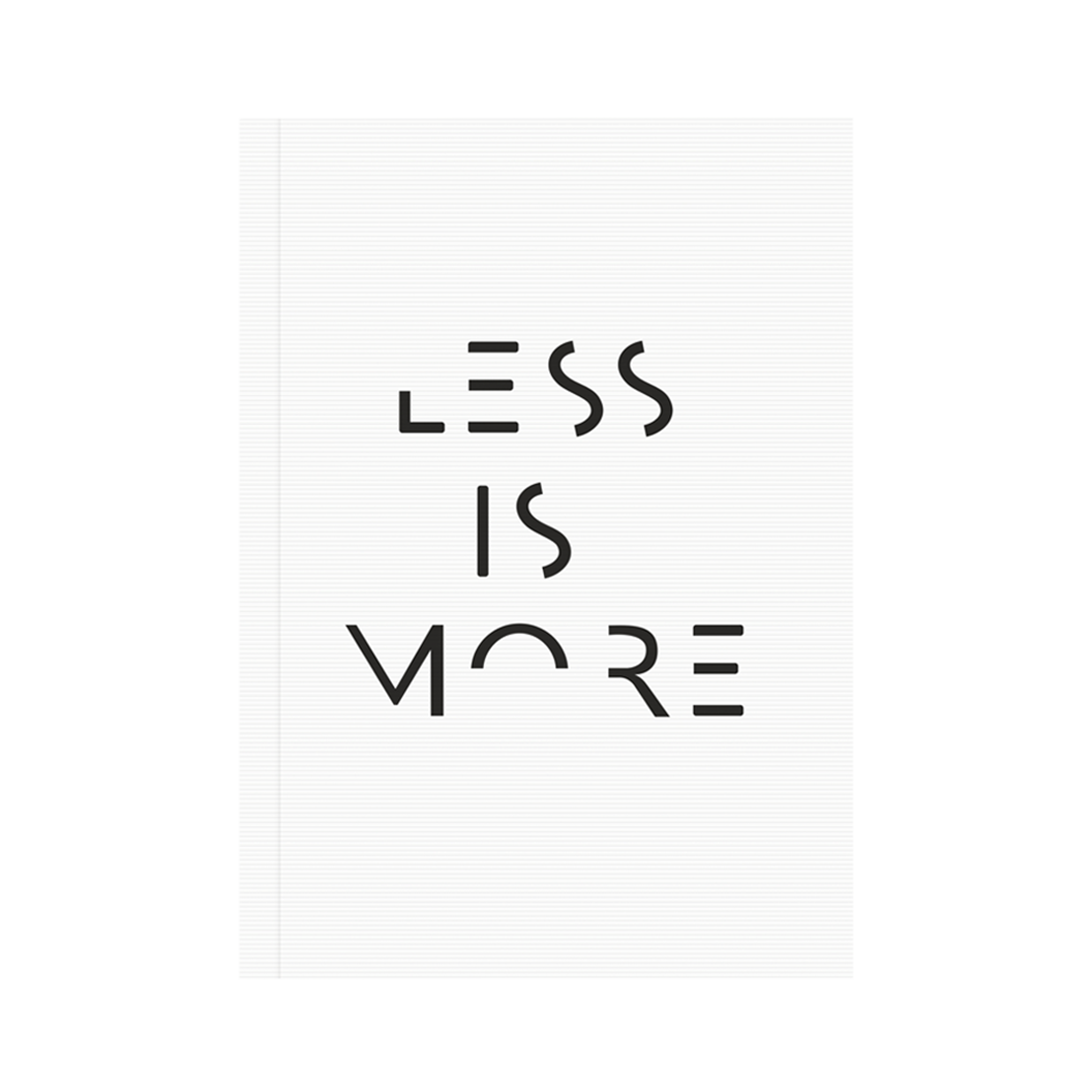 Less is More | Dot Grid Notebook