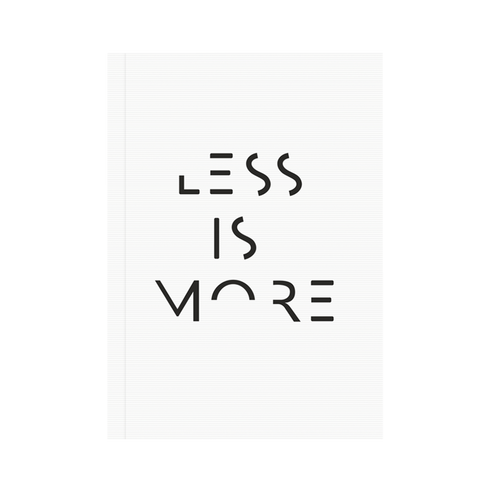 Less is More | Dot Grid Notebook