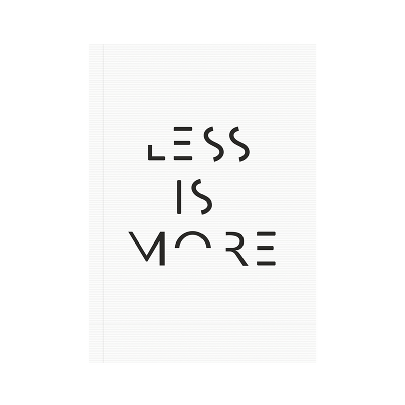 Less is More | Dot Grid Notebook