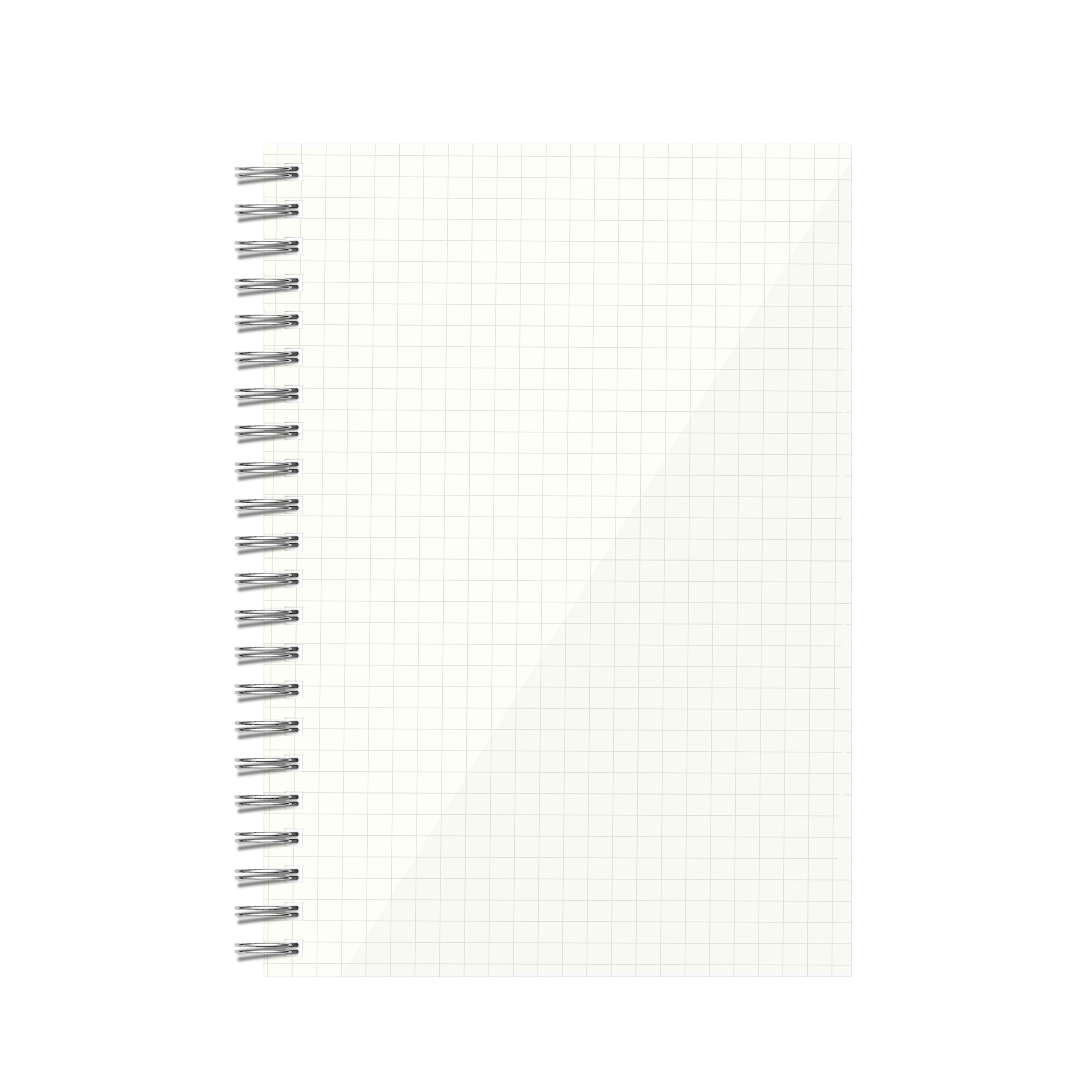 Transparent Square Grid Notebook