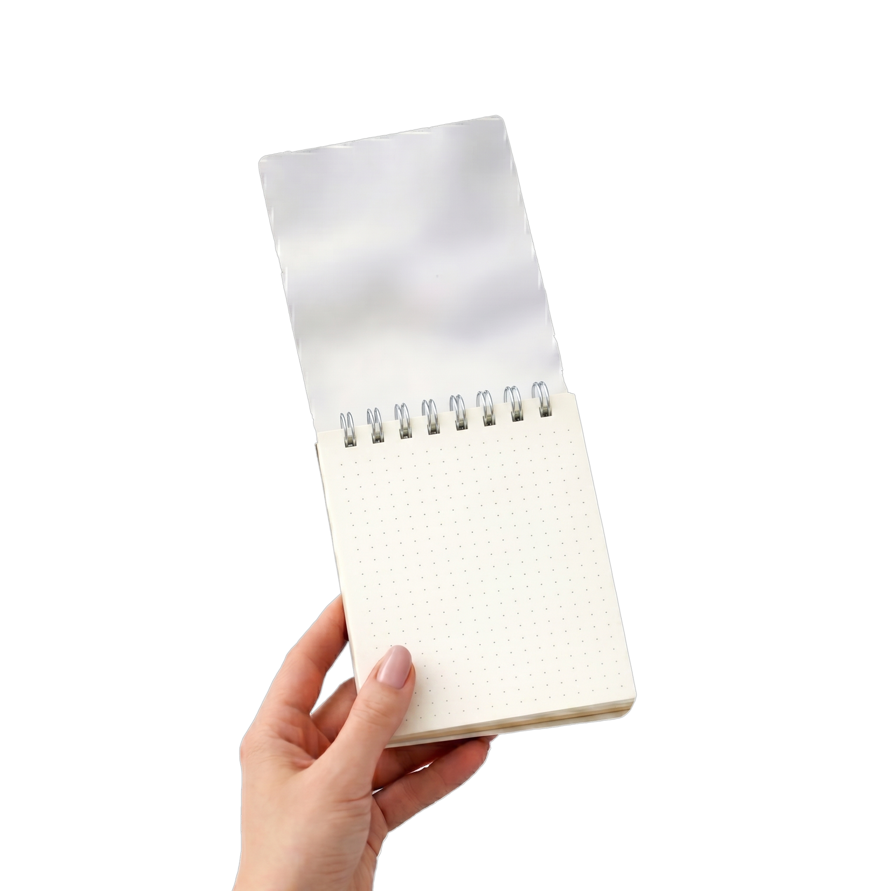 Transparent A7 Dot Grid Notebook