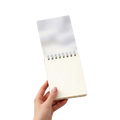 Transparent A7 Square Grid Notebook 2