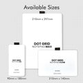 Dot Grid Notepad Air  | 9 x 18 cm | 60 Sheets 8