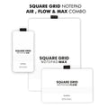 Square Grid Notepad Series  | Air, Flow & Max Combo 6