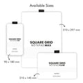Square Grid Notepad Series  | Air, Flow & Max Combo 5