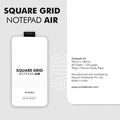 Square Grid Notepad Air  | 9 x 18 cm | 60 Sheets 4