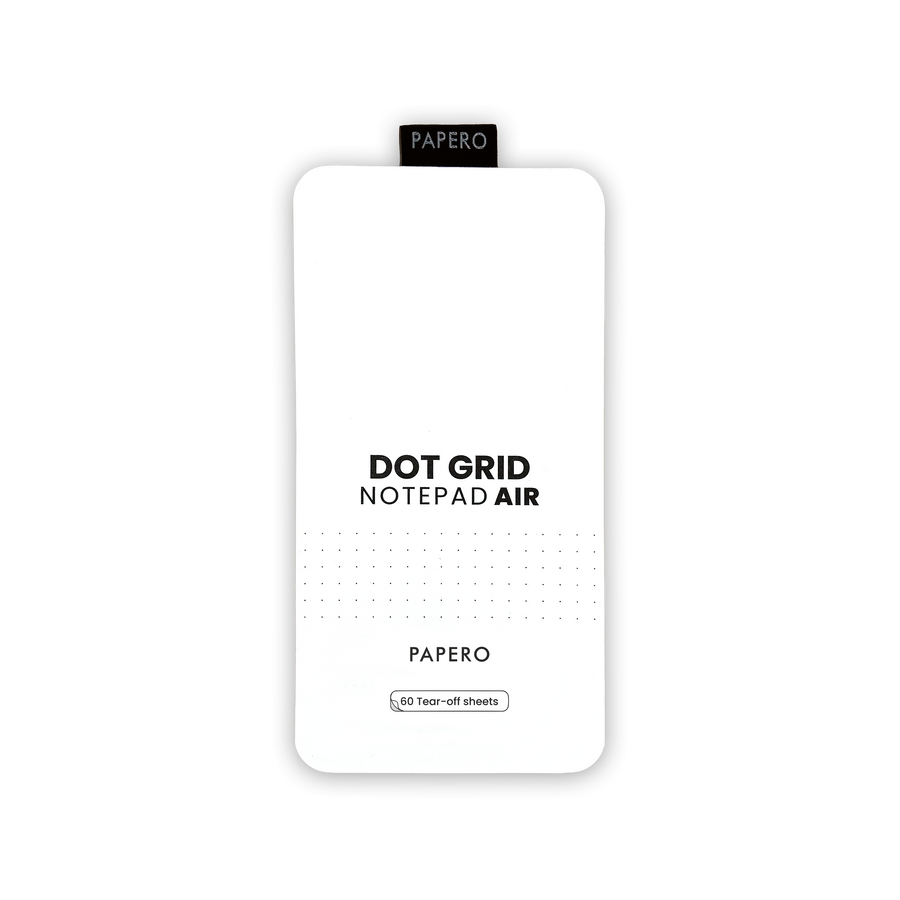 Dot Grid Notepad Air  | 9 x 18 cm | 60 Sheets