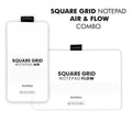 Square Grid Notepad Air & Flow Combo 4