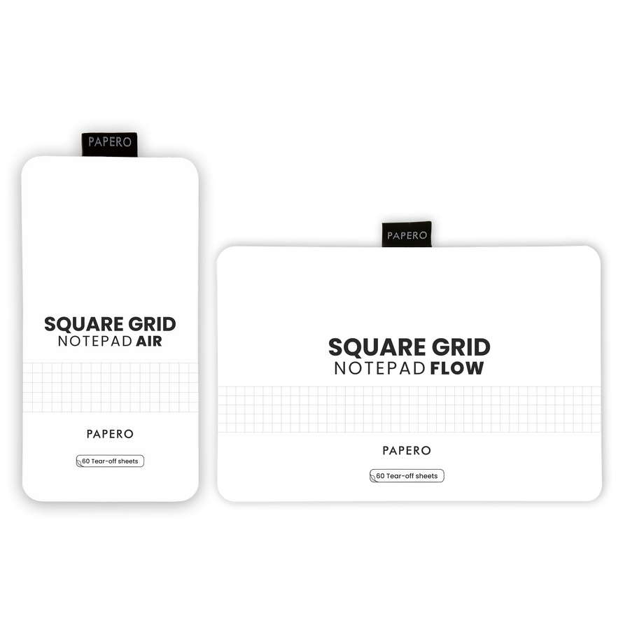Square Grid Notepad Air & Flow Combo