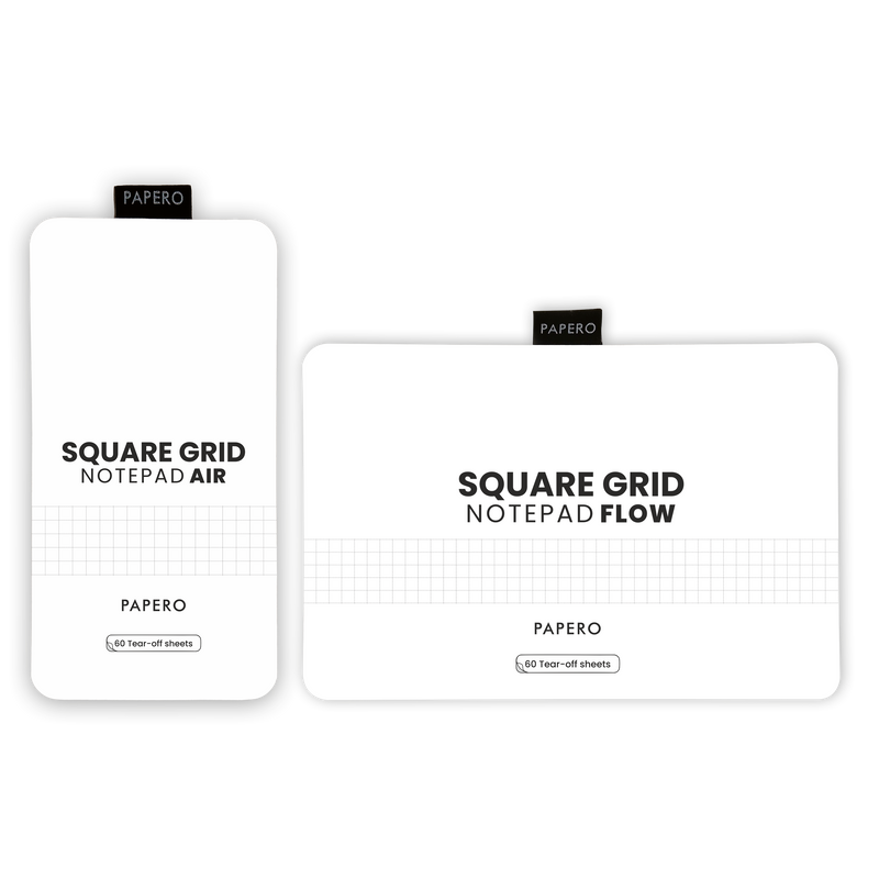 Square Grid Notepad Air & Flow Combo