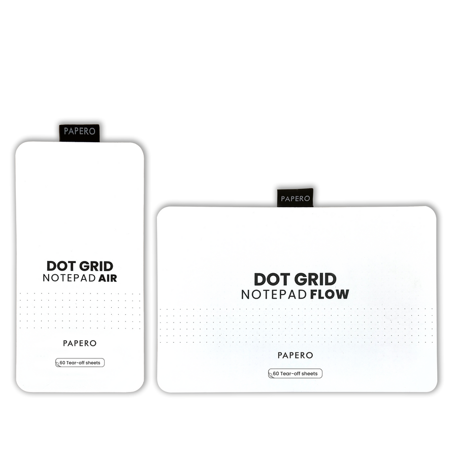 Dot Grid Notepad Air & Flow Combo