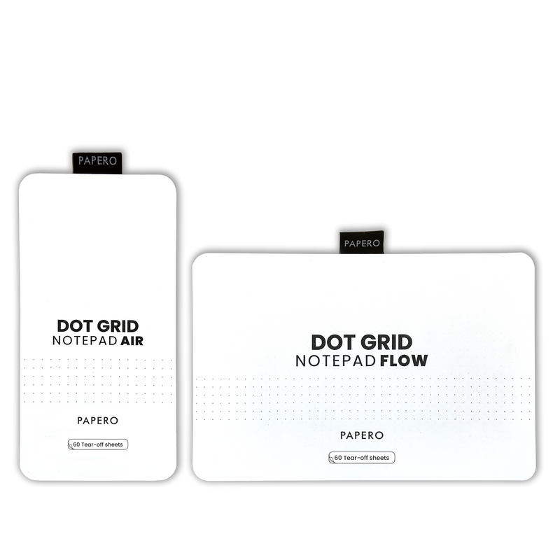 Dot Grid Notepad Air & Flow Combo