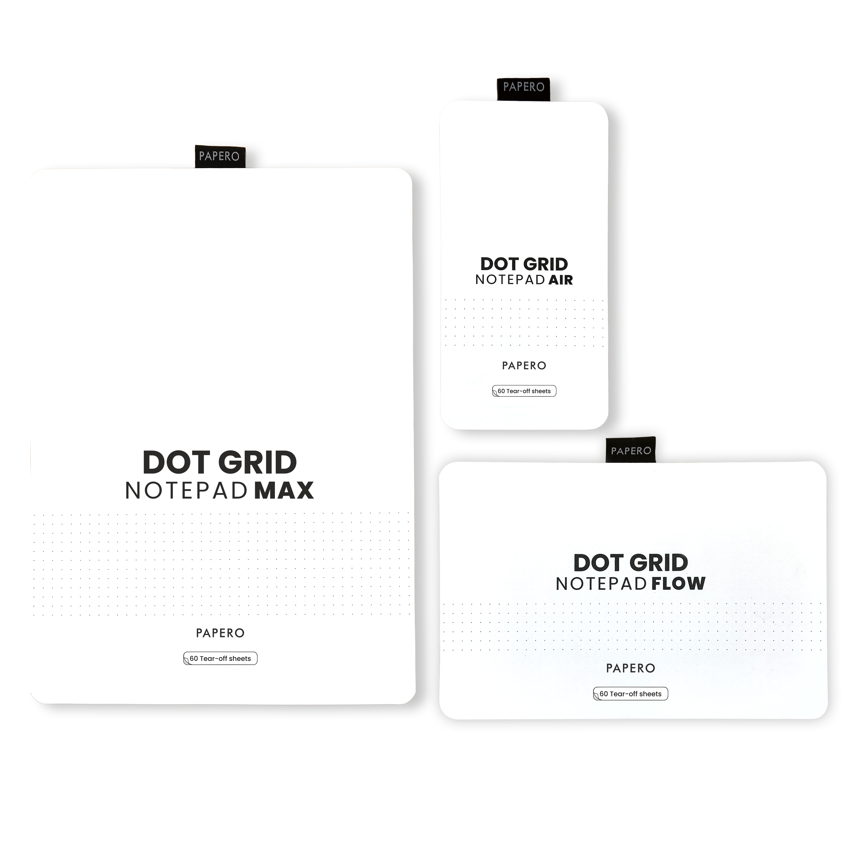 Dot Grid Notepad Series  | Air, Flow & Max Combo