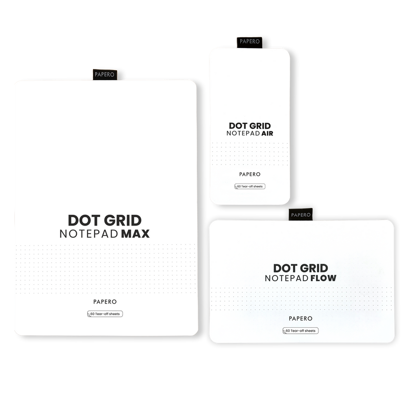 Dot Grid Notepad Series  | Air, Flow & Max Combo