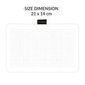 Square Grid Notepad Flow  | 21 x 14 cm | 60 Sheets 4