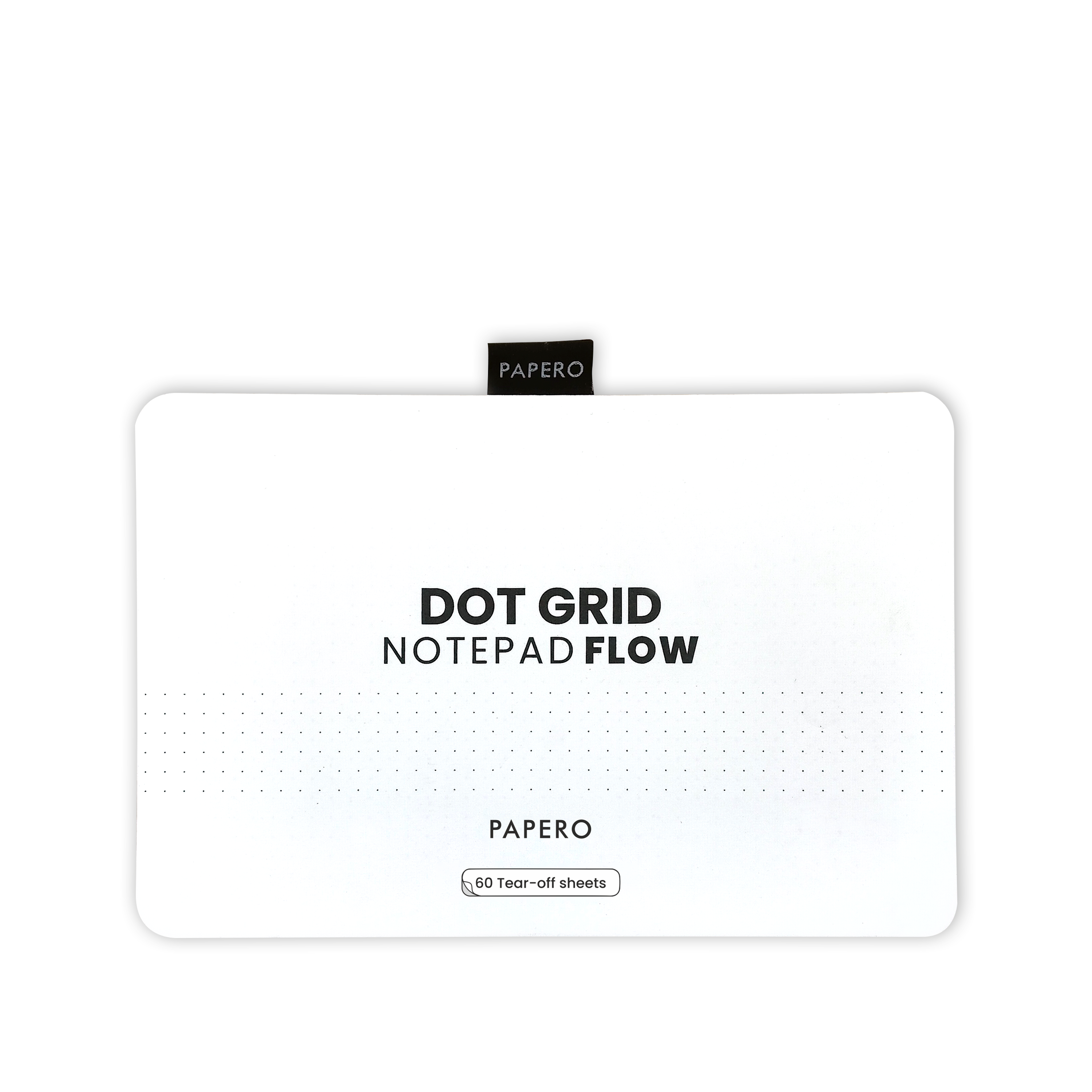 Dot Grid Notepad Flow  | 21 x 14 cm | 60 Sheets