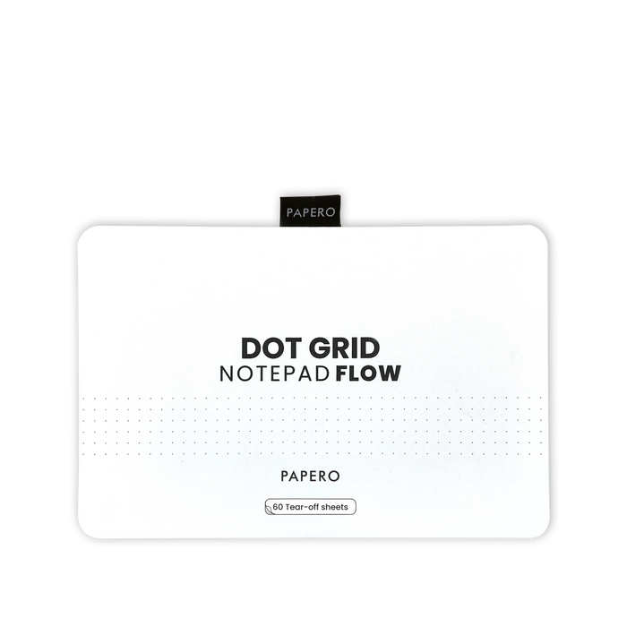 Dot Grid Notepad Flow  | 21 x 14 cm | 60 Sheets