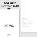 Dot Grid Notepad Max | 29.7 x 21 cm | 60 Sheets 3