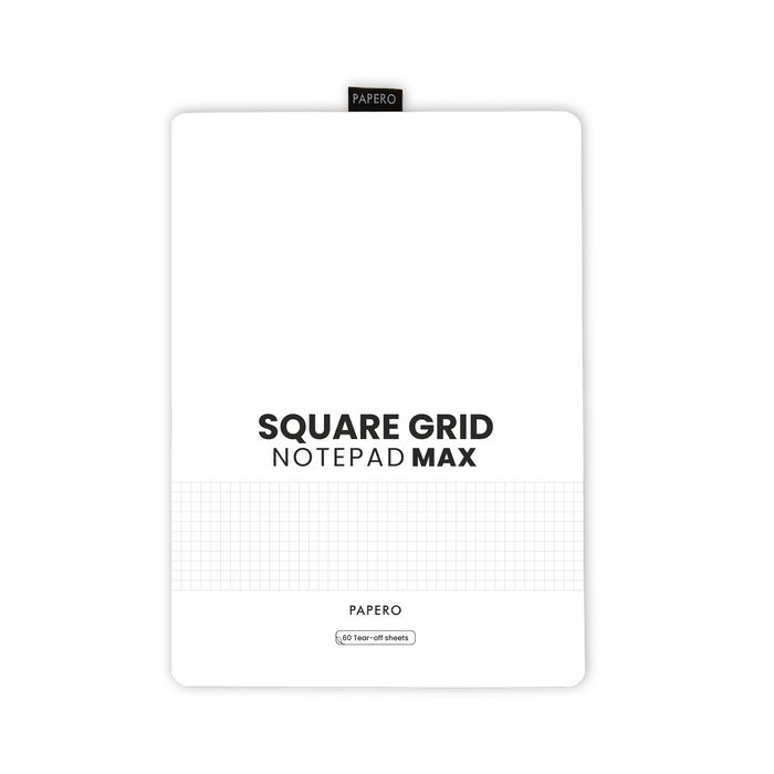 Square Grid Notepad Max | 29.7 x 21 cm | 60 Sheets